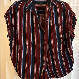 Madewell Striped Button-Up Shirt